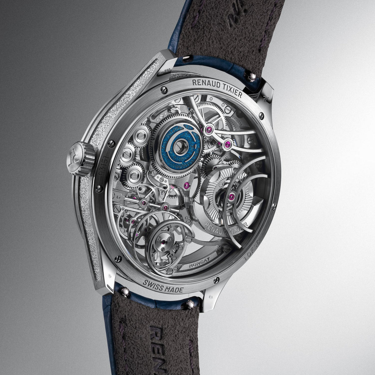 Monday Skeleton Blue
